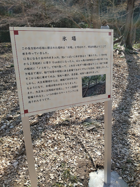 氷場の看板