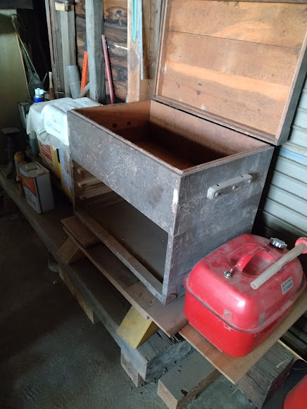 空になった工具箱