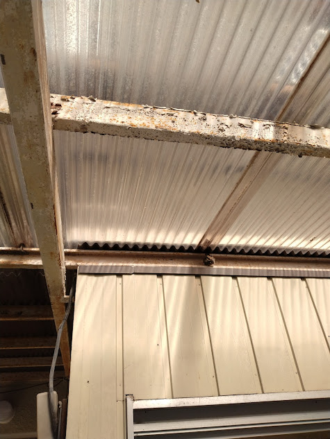 錆と塗装ハゲがひどい箇所