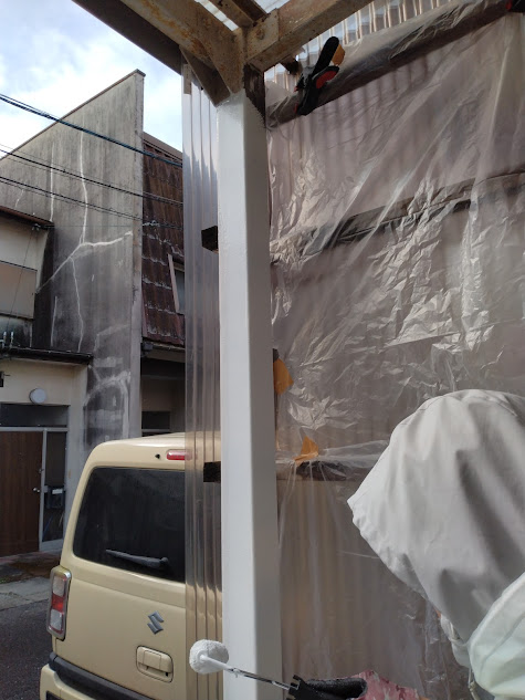 中所~高所ペンキ塗り担当の中学2年の息子