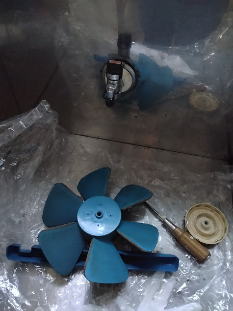 取り外した駆動部品