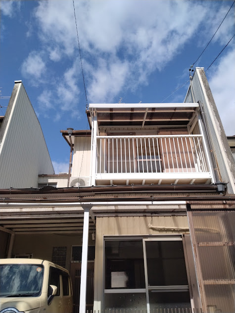 ペンキを塗った後の収益物件全体像